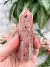 Load image into Gallery: Contempo Crystals - pink-calcite-serpentine-crystal-point - Image 10