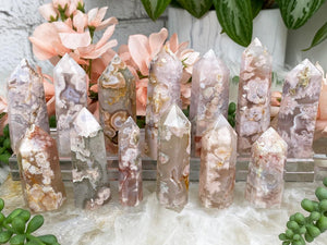Contempo Crystals - pink-flower-agate-points - Image 3