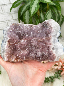 Contempo Crystals - pink-hematite-amethyst-cluster - Image 8