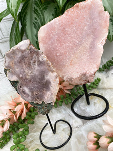 Contempo Crystals - pink-purple-amethysts-on-stands - Image 3