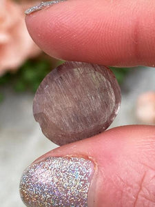 Pink Rutilated Quartz Small Natural Rutilated Quartz Faceted Gems from Brazil
