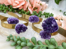 Load image into Gallery: Contempo Crystals - purple-amethyst-cuff-bracelets - Image 6