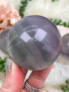 Contempo Crystals - purple-green-brazil-fluorite-sphere - Image 10