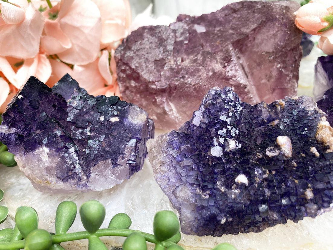 Contempo Crystals -    purple-pink-fluorite-clusters - Image 1