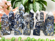 Load image into Gallery: Contempo Crystals - pyrite-covellite-matrix-points - Image 3