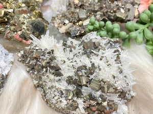 Contempo Crystals - pyrite-quartz-cluster-close-up - Image 5