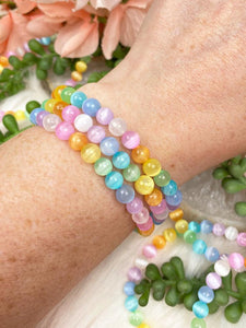 Contempo Crystals - rainbow-selenite-stretch-bracelets - Image 2
