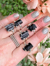 Load image into Gallery: Contempo Crystals - raw-black-tourmaline-rings - Image 2