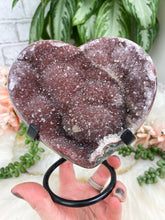 Load image into Gallery: Contempo Crystals - red-amethyst-heart-from-uruguay - Image 11
