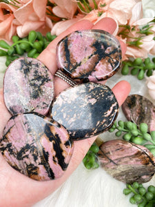 Contempo Crystals - rhodonite-worry-stone - Image 2
