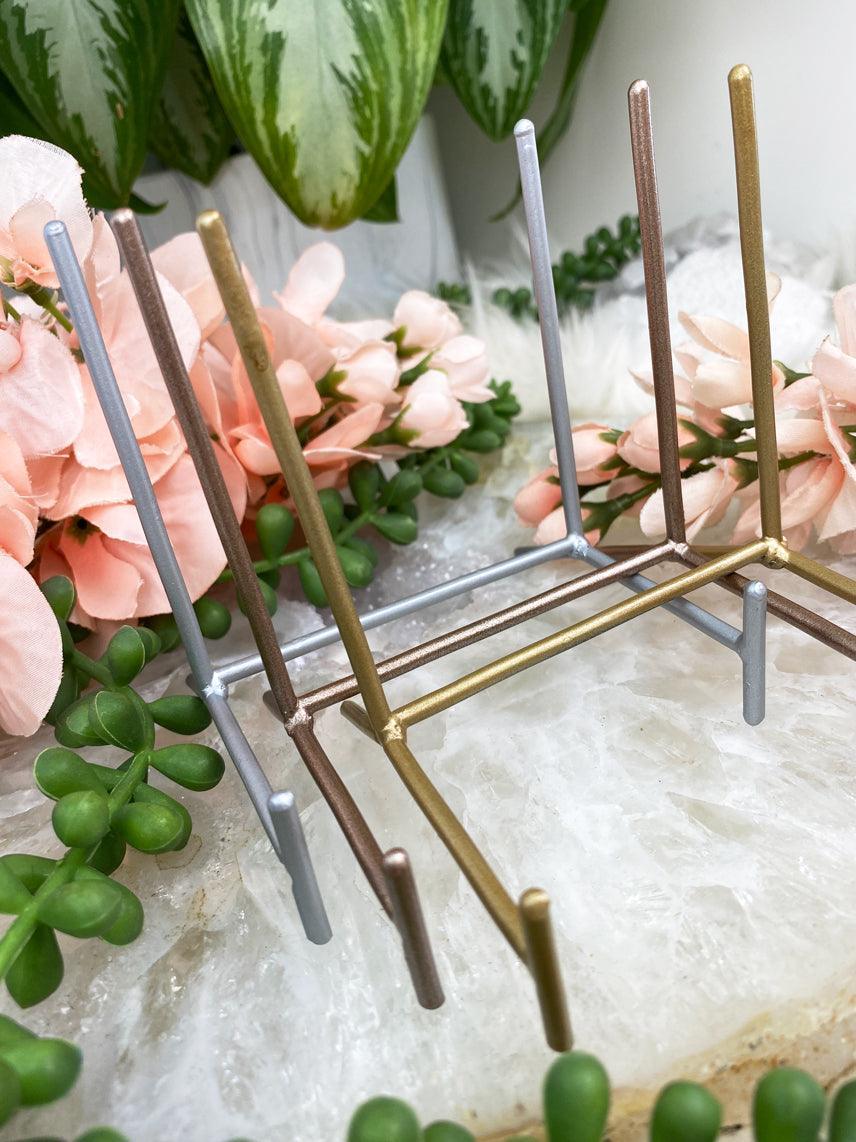 Metallic Stand Metallic Stands for Crystals - Silver, Gold, & Rose Gold – Contempo ...