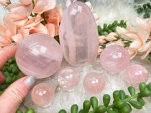 Load image into Gallery: Contempo Crystals - rose-quartz-spheres-freeform - Image 3