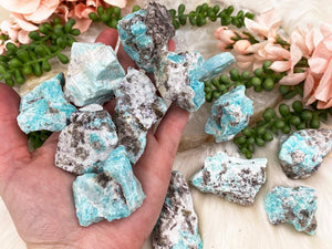Raw Amazonite Crystal Chunks