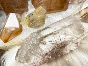 Contempo Crystals - rutile-quartz-point-with-white-garden - Image 4