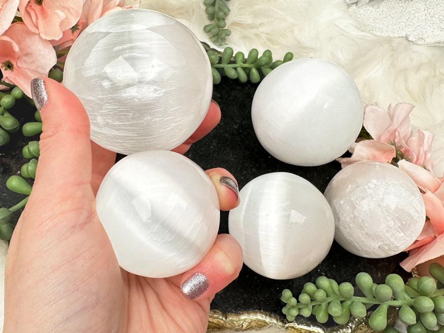 Contempo Crystals -    selenite-spheres-for-sale - Image 1
