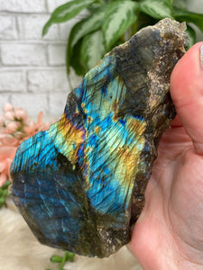 Contempo Crystals - semi-polished-rainbow-labradorite - Image 7