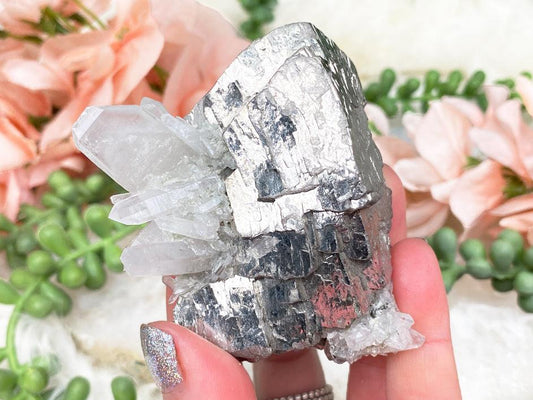    silver-arsenopyrite-quartz-cluster