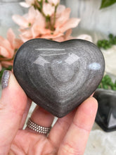 Load image into Gallery: Contempo Crystals - silver-sheen-obsidian-heart-crystal - Image 9