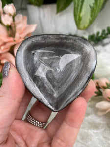 Contempo Crystals - silver-sheen-obsidian-heart - Image 9