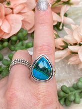 Load image into Gallery: Contempo Crystals - size-9-chrysocolla-malachite-ring - Image 7