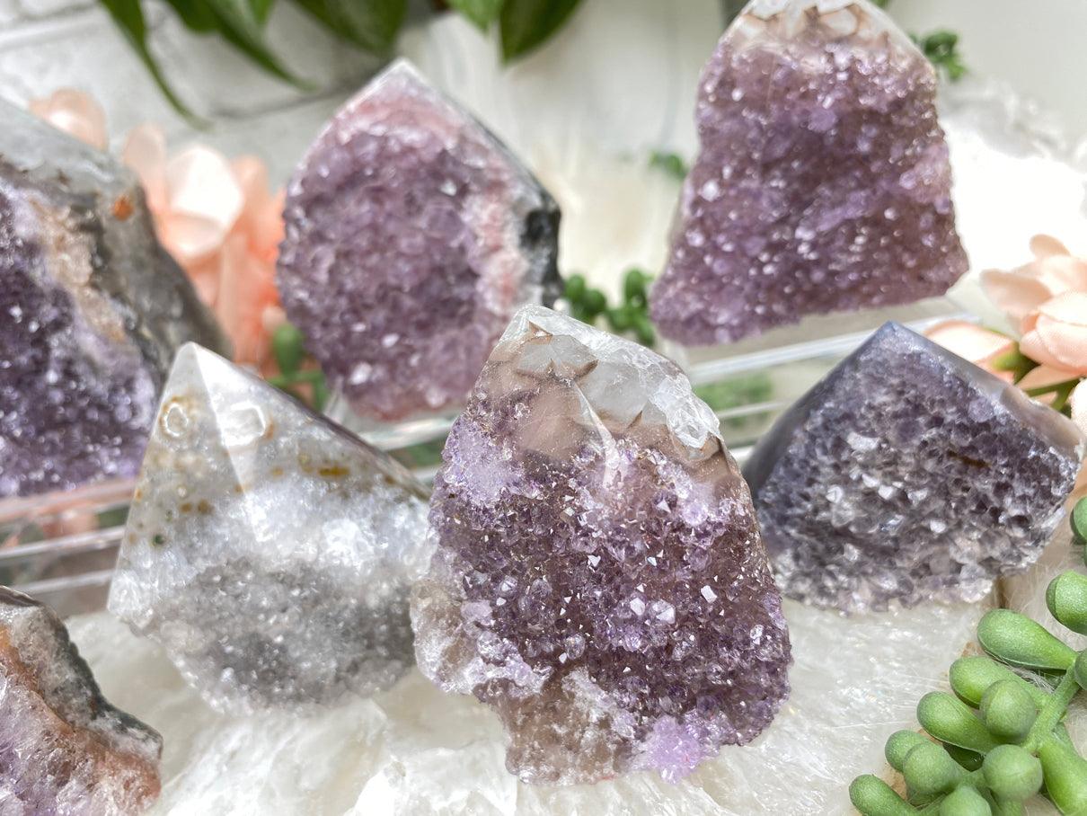 Small Amethyst Cluster Points
