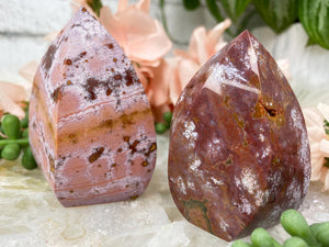 Contempo Crystals - small-ocean-jasper-flames-pink-red - Image 2