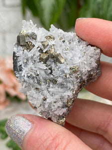 Contempo Crystals - small-peru-clear-quartz-pyrite-cluster - Image 40