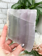 Load image into Gallery: Contempo Crystals - small-purple-fluorite-slice-with-green - Image 20