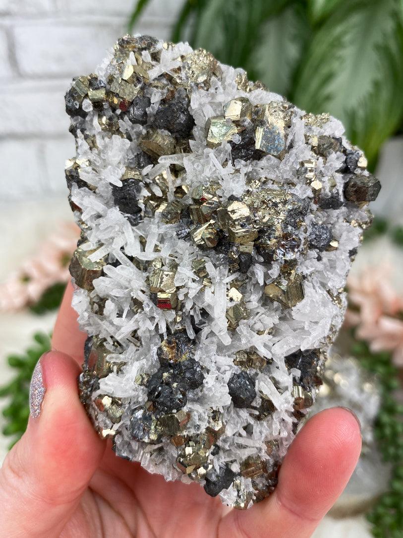 small-quartz-pyrite-sphalerite-cluster