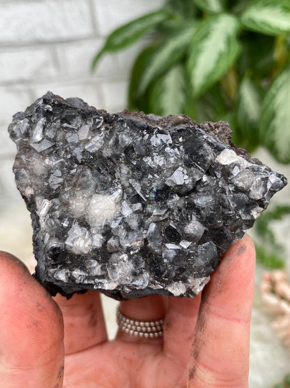small-raw-black-calcite-cluster
