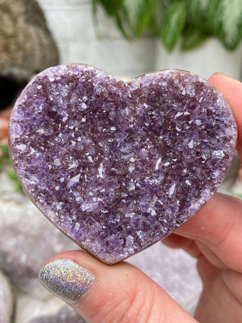 small-red-amethyst-heart-cluster