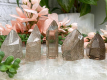 Load image into Gallery: Contempo Crystals - small-rutilated-quartz-and-smoky-quartz-points - Image 4