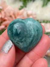 Load image into Gallery: Contempo Crystals - small-teal-ocean-jasper-heart - Image 12