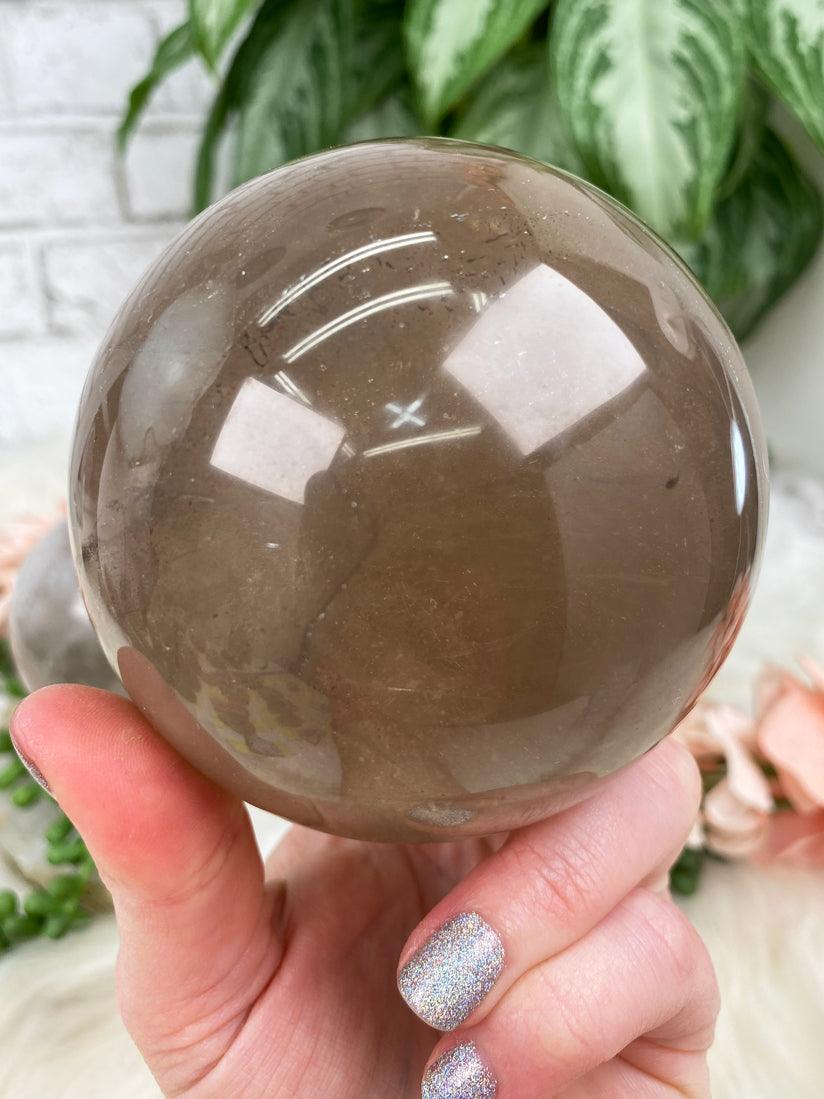 smoky-quartz-sphere