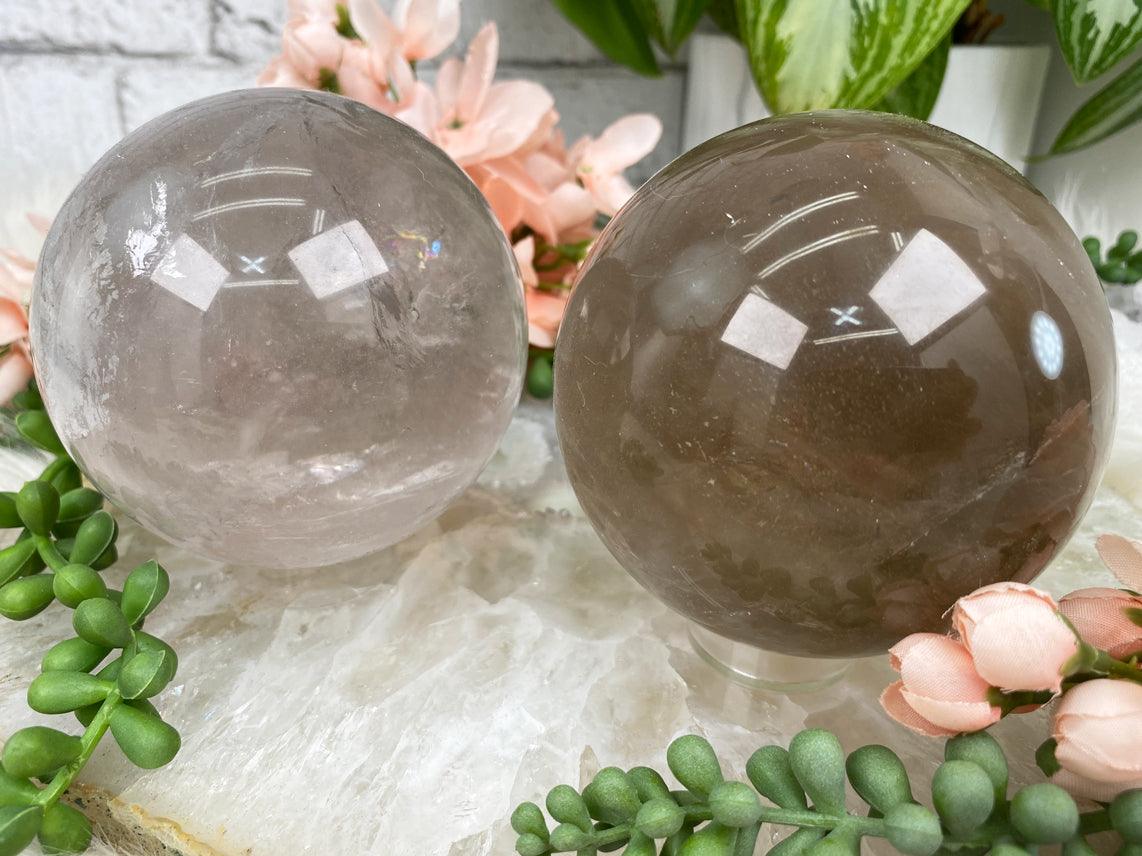 smoky-quartz-spheres