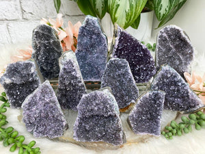 Contempo Crystals - standing-purple-amethyst-clusters - Image 4
