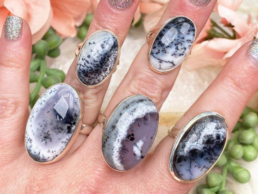    sterling-silver-dendritic-opal-rings