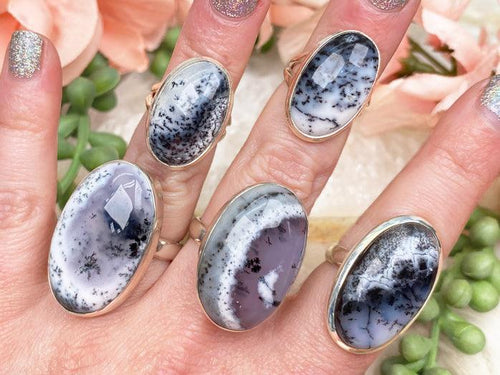    sterling-silver-dendritic-opal-rings