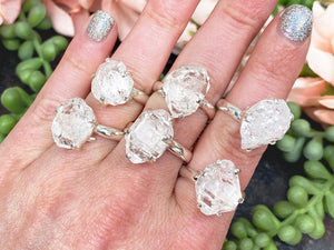 Crystals rings on sale