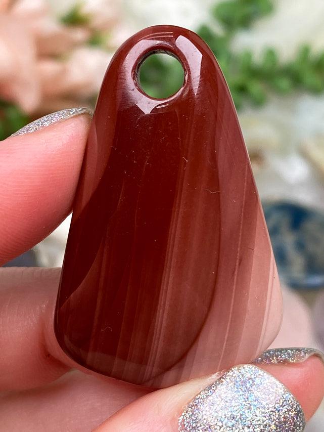 striped-red-jasper-pendant