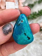 Load image into Gallery: Contempo Crystals - teal-blue-chrysocolla-pendant - Image 7