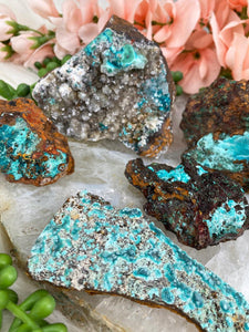 Contempo Crystals - teal-blue-rosasite - Image 6