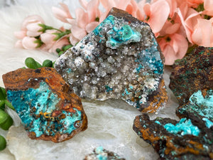 Contempo Crystals - teal-rosasite-on-matrix - Image 2