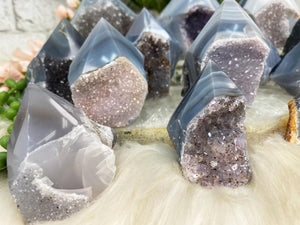 Contempo Crystals - tiny-gray-amethyst-agate-points - Image 4