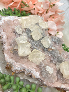 Contempo Crystals - twin-calcite-on-pink-datolite-dogtooth-calcite - Image 8