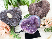 Load image into Gallery: Contempo Crystals - uruguayan-amethyst-hearts - Image 1