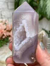 Load image into Gallery: Contempo Crystals - white-chalcedony-agate-crystal-point - Image 11