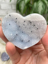 Load image into Gallery: Contempo Crystals - white-druzy-agate-heart - Image 11