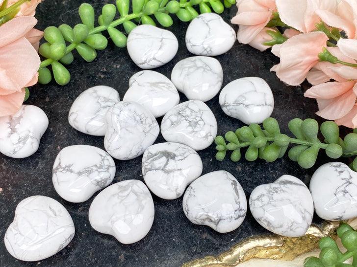 Howlite Hearts for Sale - Great for Gridding or Worry Stone – Contempo ...