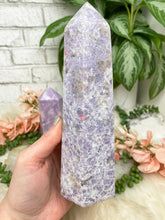 Load image into Gallery: Contempo Crystals - white-purple-lepidolite-point - Image 4